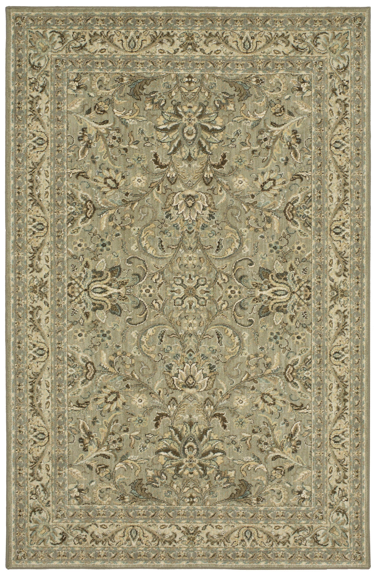 Karastan Euphoria Newbridge Willow Grey-Area Rug-Karastan-3&#39; 6&quot;x5&#39; 6&quot;-The Rug Truck