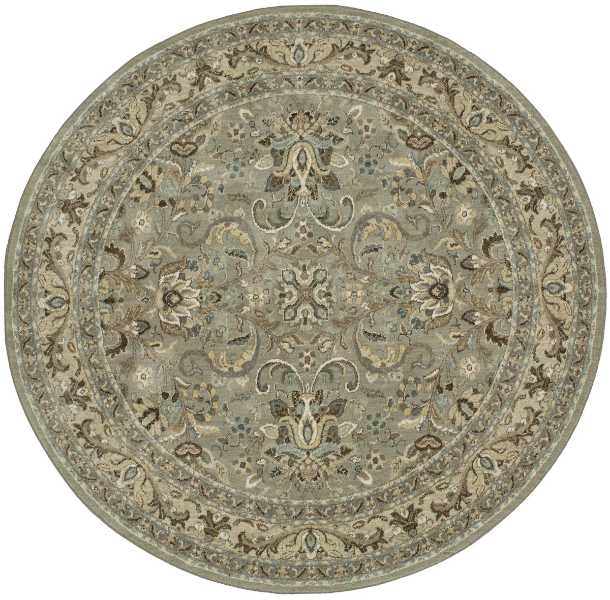 Karastan Euphoria Newbridge Willow Grey-Area Rug-Karastan-8&#39;x8&#39;-The Rug Truck