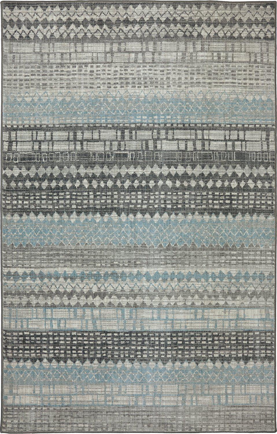 Karastan Euphoria Eddleston Ash Grey-Area Rug-Karastan-3&#39; 6&quot;x5&#39; 6&quot;-The Rug Truck