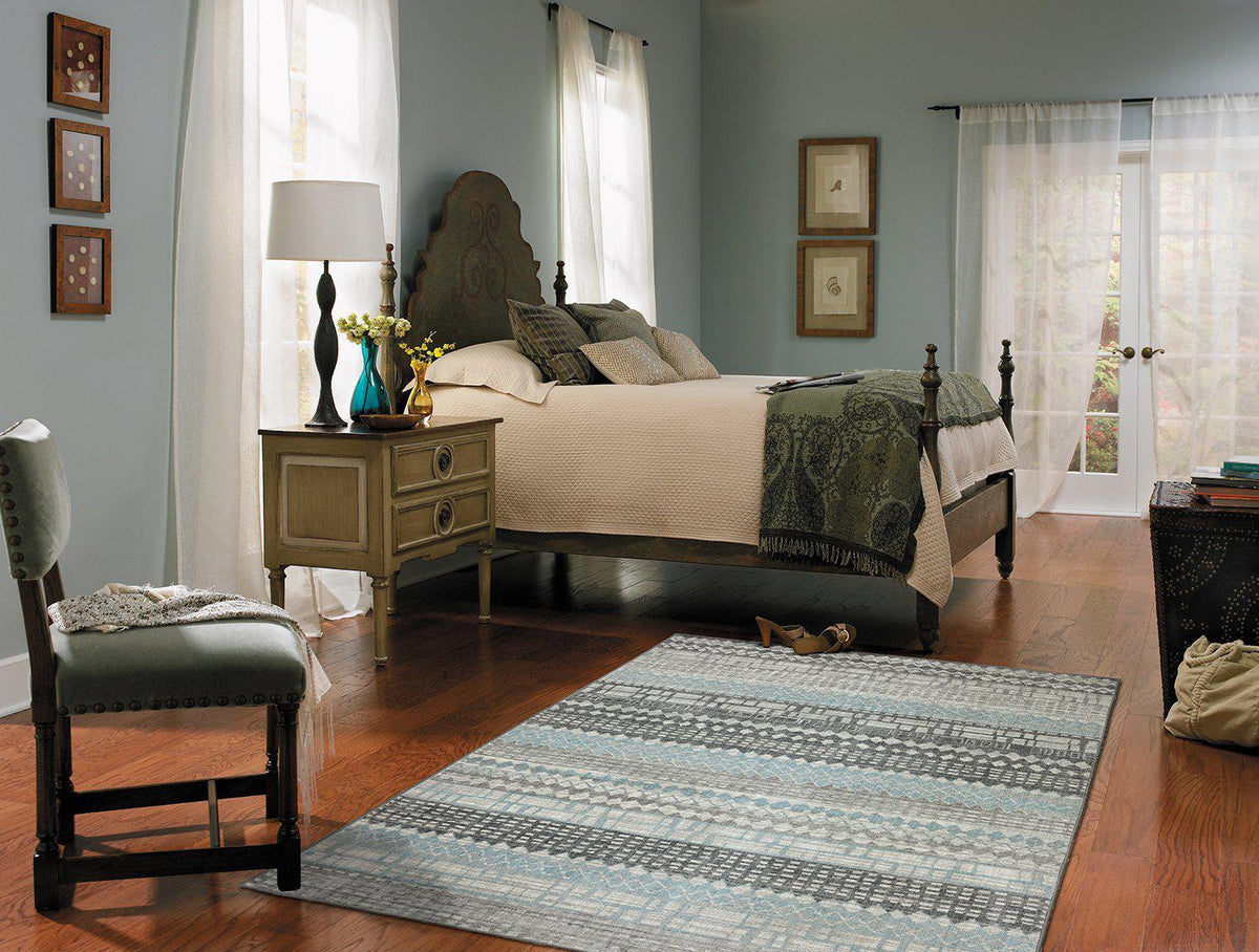 Karastan Euphoria Eddleston Ash Grey-Area Rug-Karastan-The Rug Truck