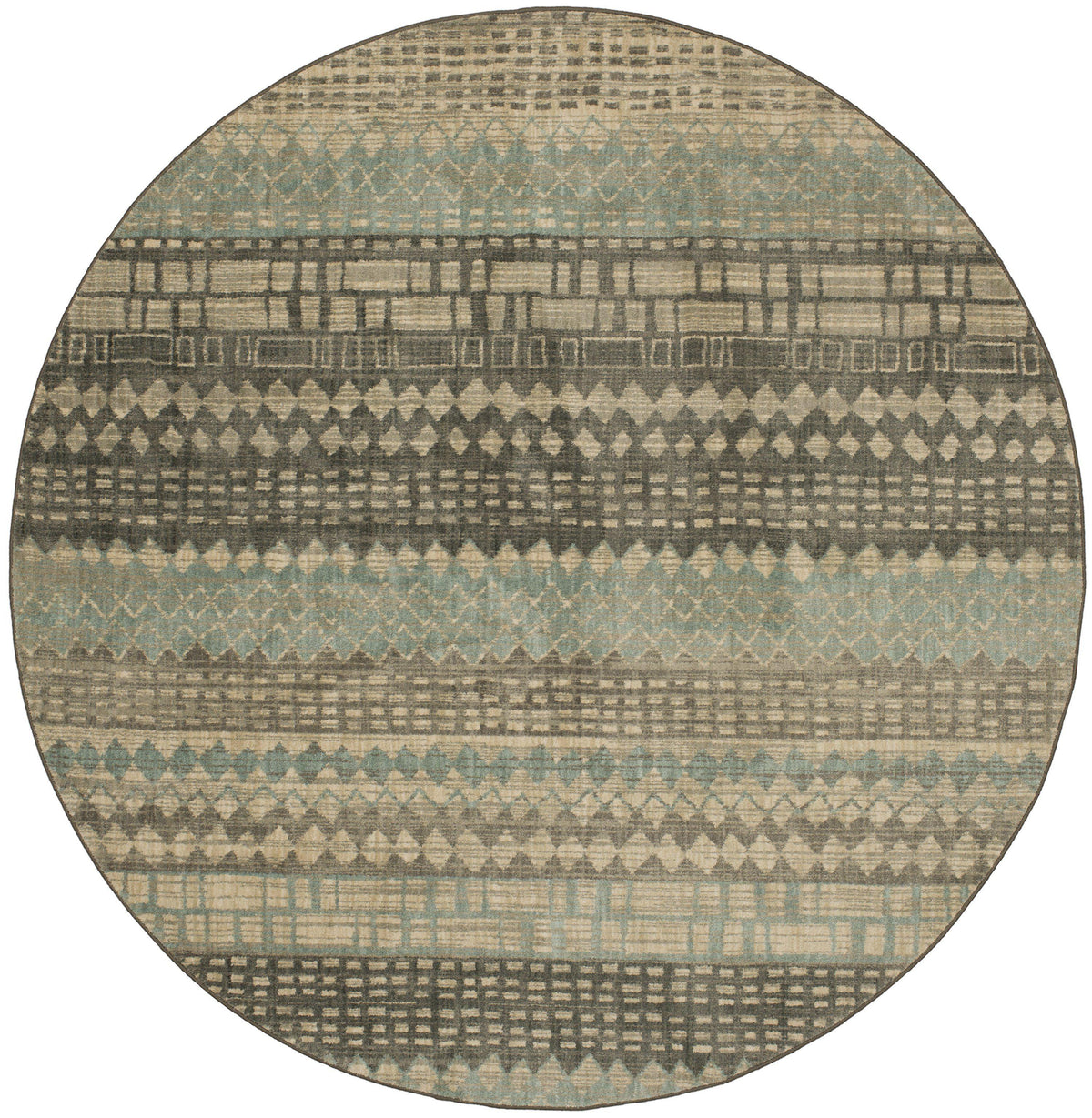 Karastan Euphoria Eddleston Ash Grey-Area Rug-Karastan-8&#39;x8&#39;-The Rug Truck