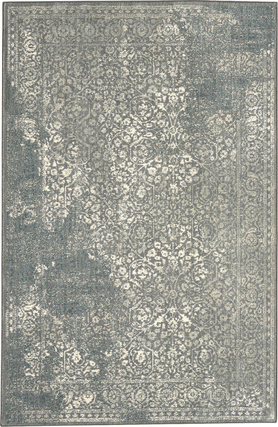 Karastan Euphoria Ayr Willow Grey-Area Rug-Karastan-3&#39; 6&quot;x5&#39; 6&quot;-The Rug Truck