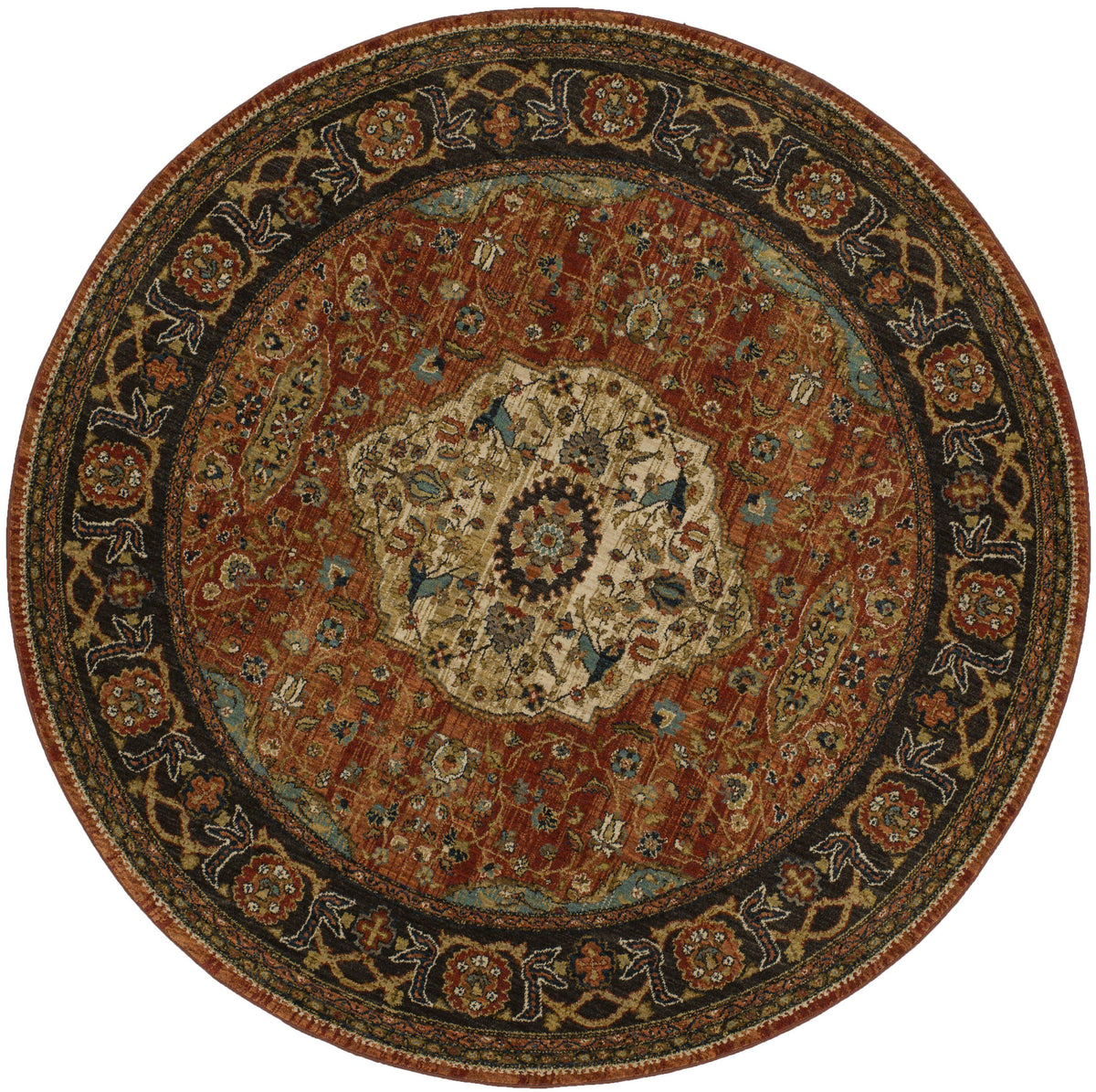 Karastan Spice Market Petra Multi-Area Rug-Karastan-8&#39;x8&#39;-The Rug Truck