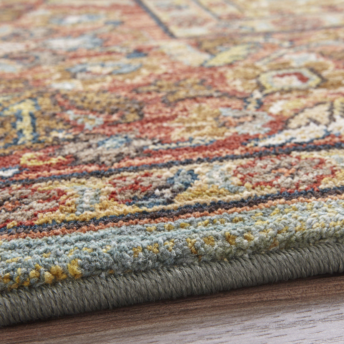 Karastan Spice Market Tigris Aquamarine