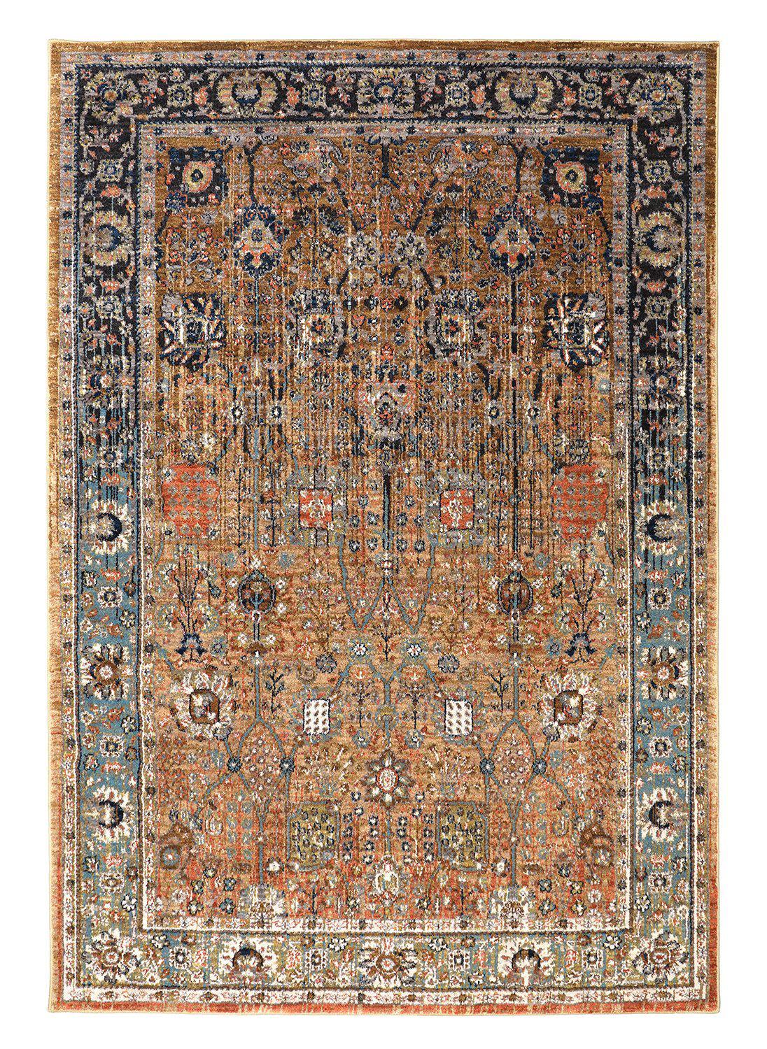 Karastan Spice Market Myanmar Tobacco-Area Rug-Karastan-3&#39; 5&quot;x5&#39; 5&quot;-The Rug Truck