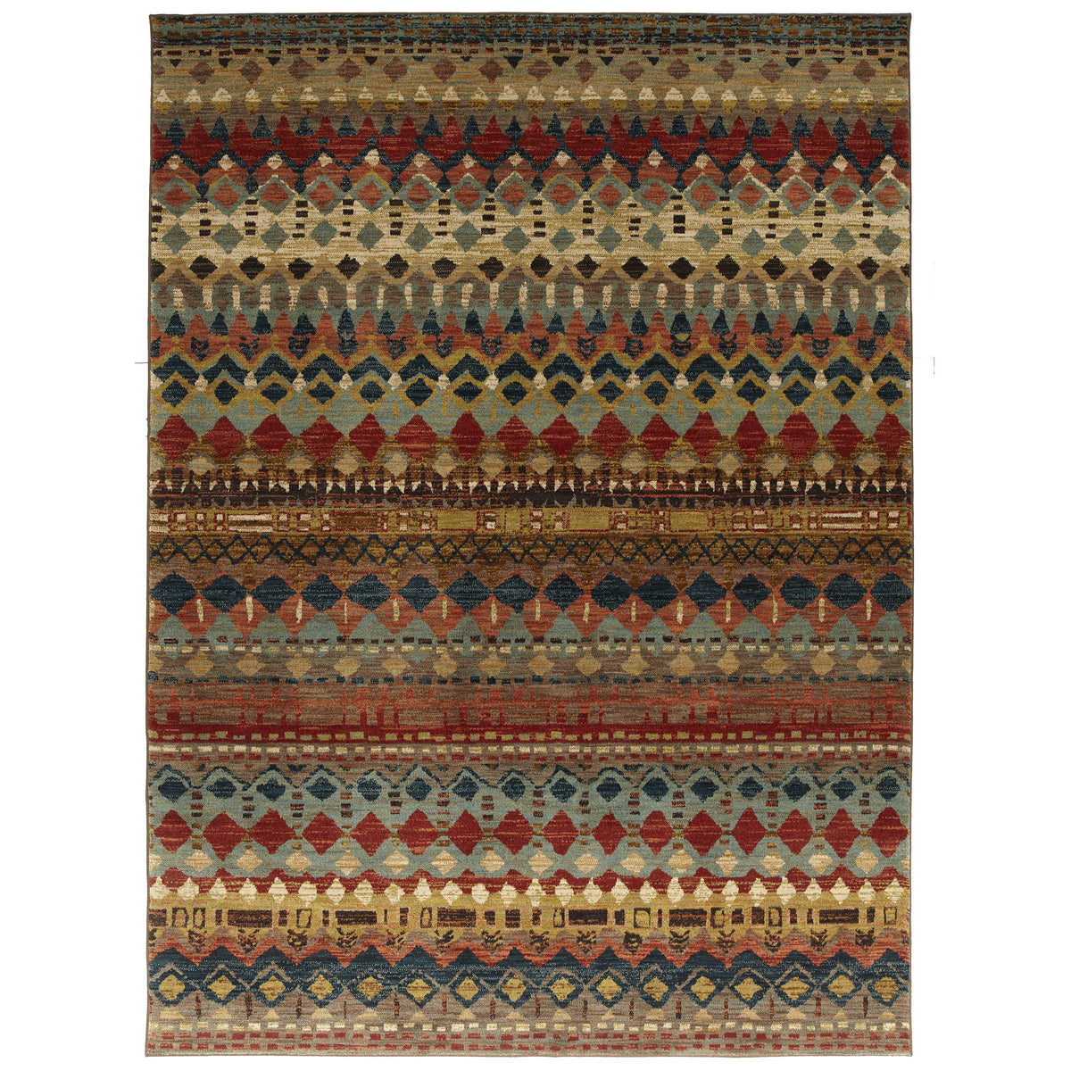 Karastan Spice Market Saigon Multi-Area Rug-Karastan-3&#39; 5&quot;x5&#39; 5&quot;-The Rug Truck