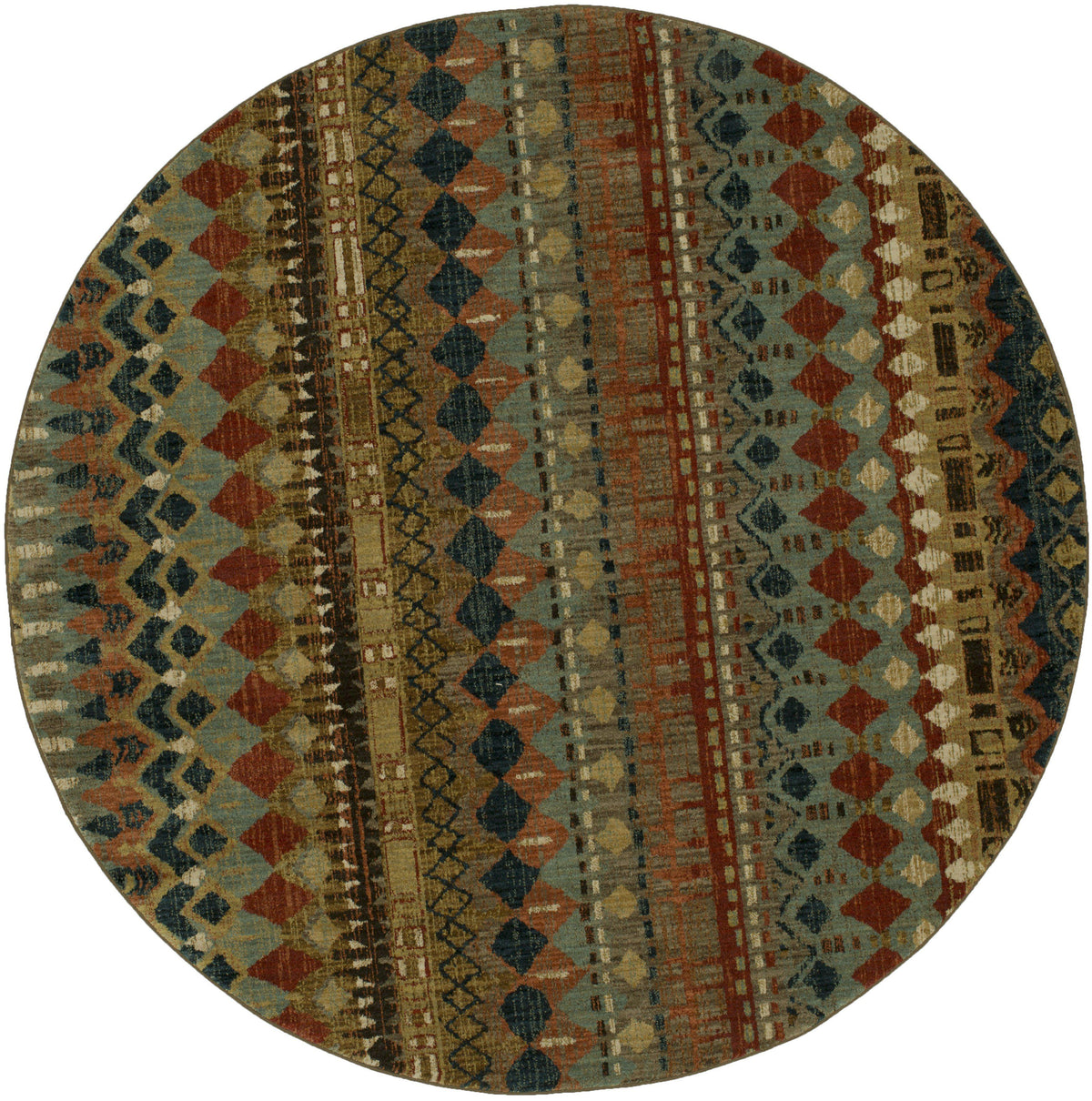 Karastan Spice Market Saigon Multi-Area Rug-Karastan-8&#39;x8&#39;-The Rug Truck
