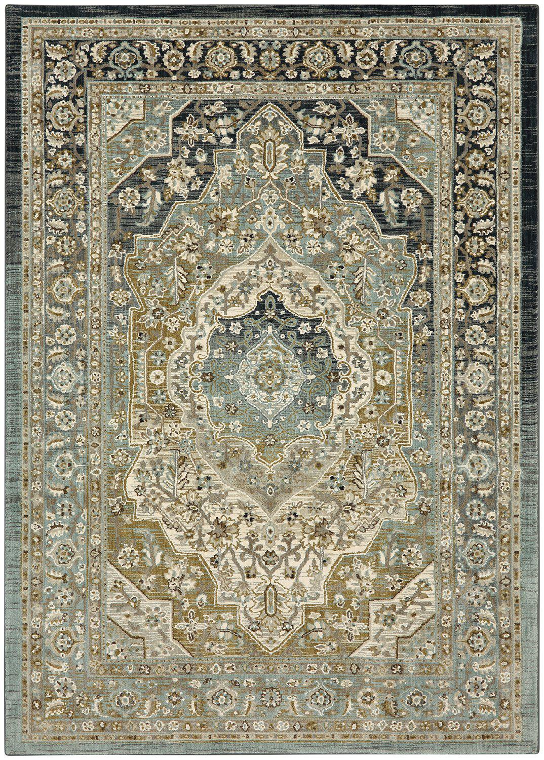 Karastan Touchstone Nore Jadeite-Area Rug-Karastan-3&#39; 6&quot;x5&#39; 6&quot;-The Rug Truck