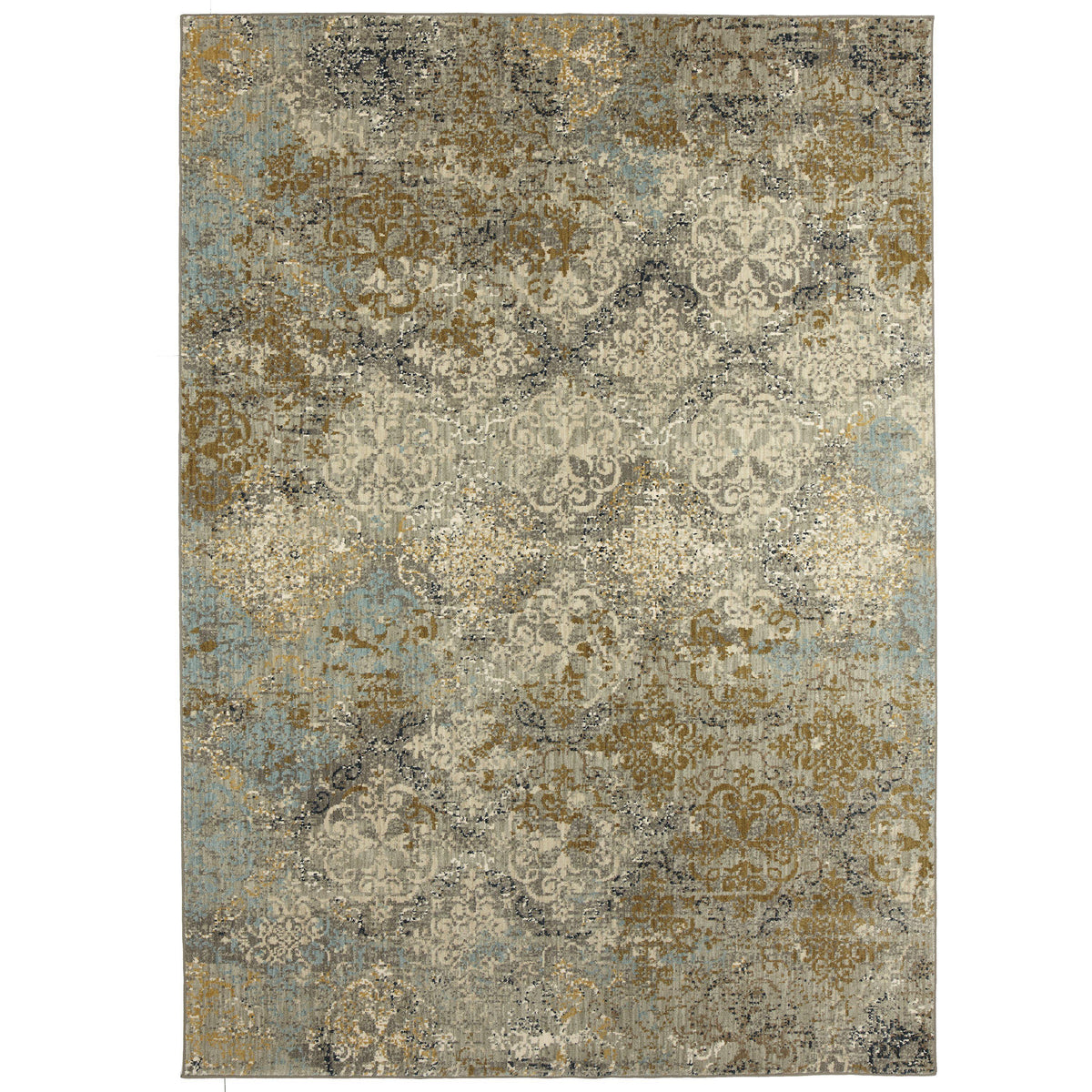 Karastan Touchstone Moy Willow Grey-Area Rug-Karastan-3&#39; 6&quot;x5&#39; 6&quot;-The Rug Truck