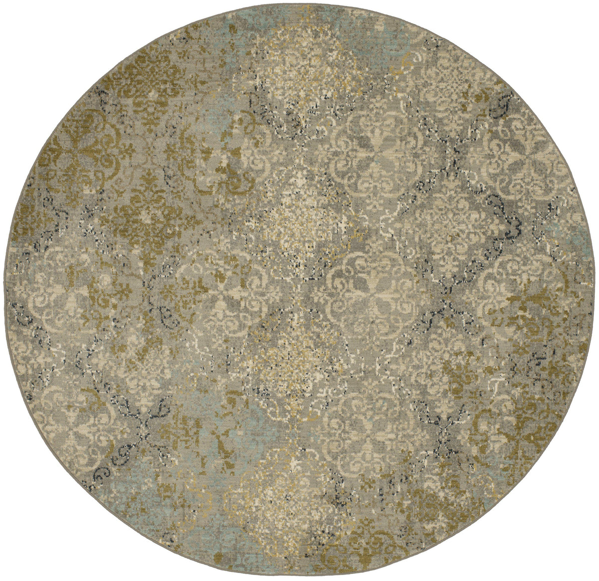 Karastan Touchstone Moy Willow Grey-Area Rug-Karastan-8&#39;x8&#39;-The Rug Truck