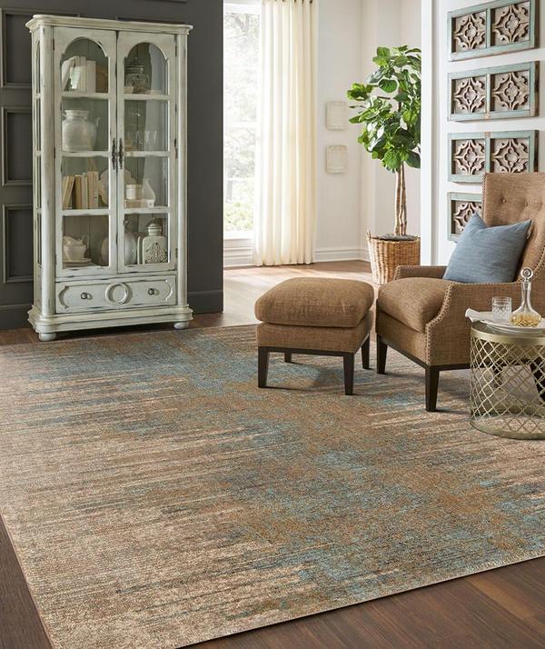 Karastan Touchstone Arielle Bronze by Virginia Langley