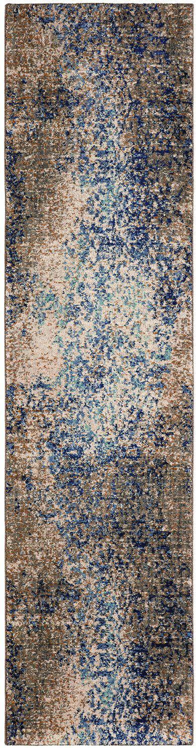 Karastan Cosmopolitan Nirvana Indigo by Virginia Langley-Area Rug-Karastan-2&#39; 4&quot;x7&#39; 10&quot;-The Rug Truck
