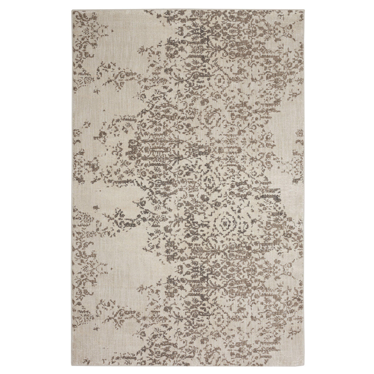 Karastan Cosmopolitan Nirvana Smokey Gray by Virginia Langley-Area Rug-Karastan-5&#39; 3&quot;x7&#39; 10&quot;-The Rug Truck