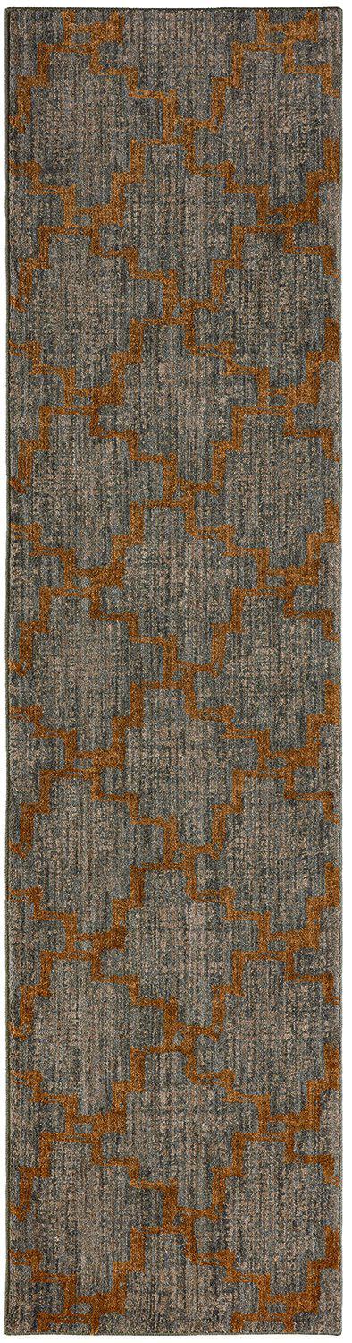 Karastan Cosmopolitan Marais Smokey Grey-Area Rug-Karastan-2&#39; 4&quot;x7&#39; 10&quot;-The Rug Truck