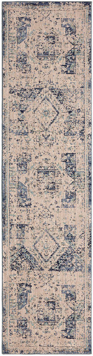 Karastan Cosmopolitan Santee Indigo-Area Rug-Karastan-2&#39; 4&quot;x7&#39; 10&quot;-The Rug Truck