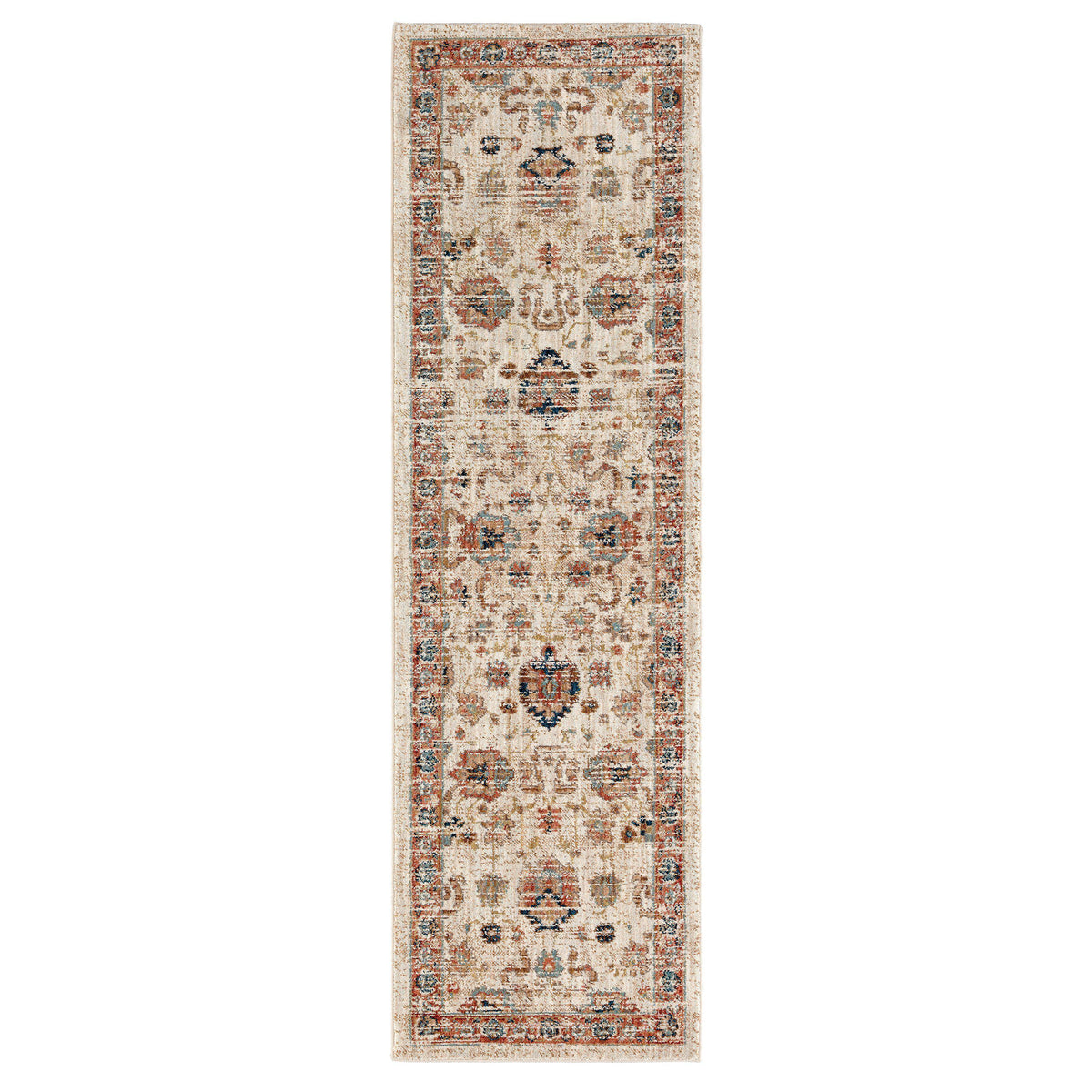Karastan Spice Market Koyna Cream-Area Rug-Karastan-2&#39; 4&quot;x7&#39; 10&quot;-The Rug Truck