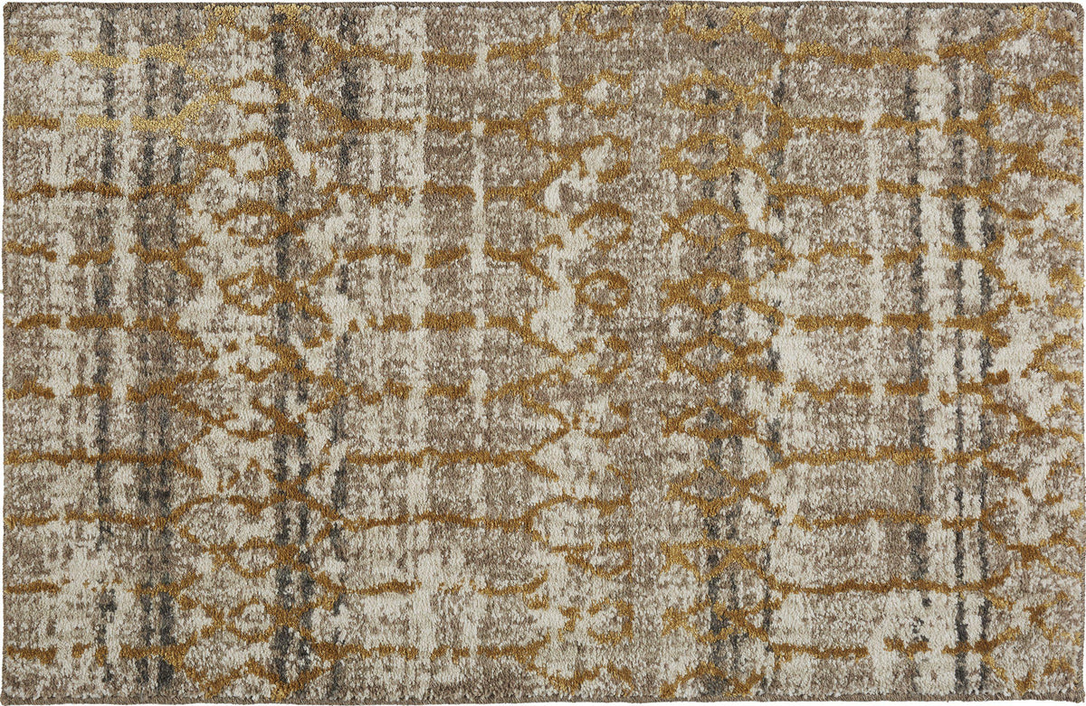 Karastan Cosmopolitan Flirt Brushed Gold by Patina Vie-Area Rug-Karastan-2&#39;x3&#39;-The Rug Truck