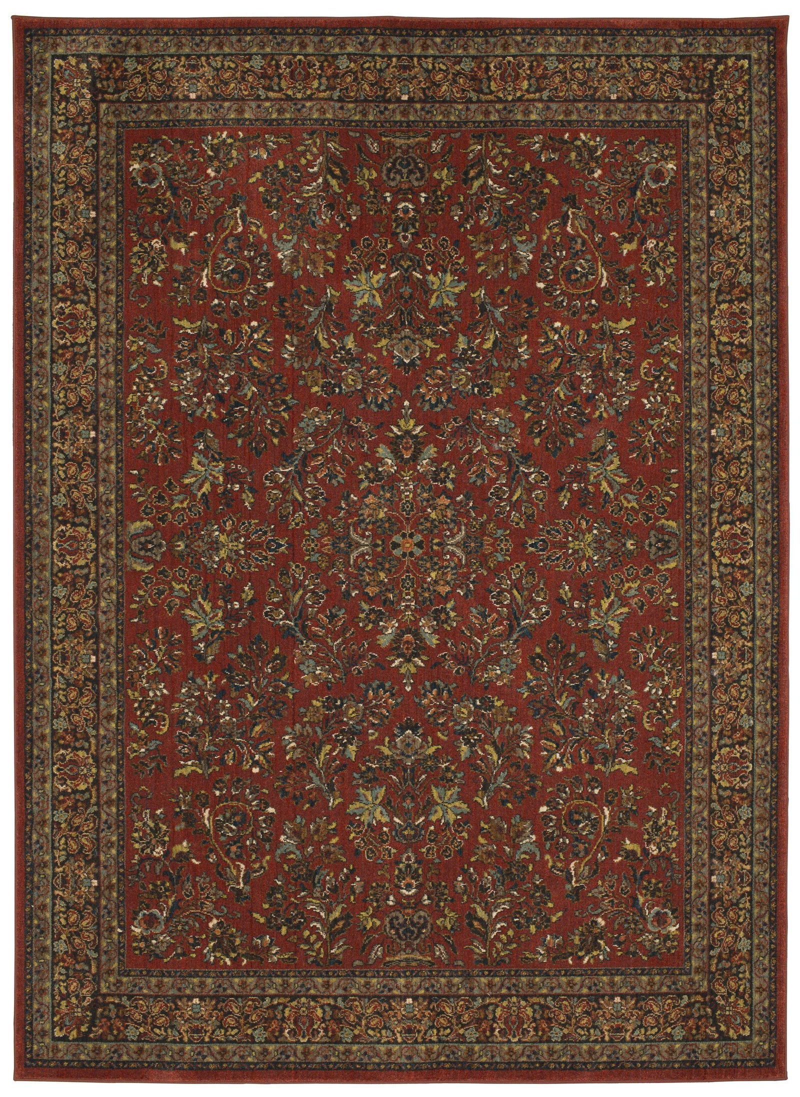 Karastan Spice Market Berdan Garnet-Area Rug-Karastan-2'x3'-The Rug Truck