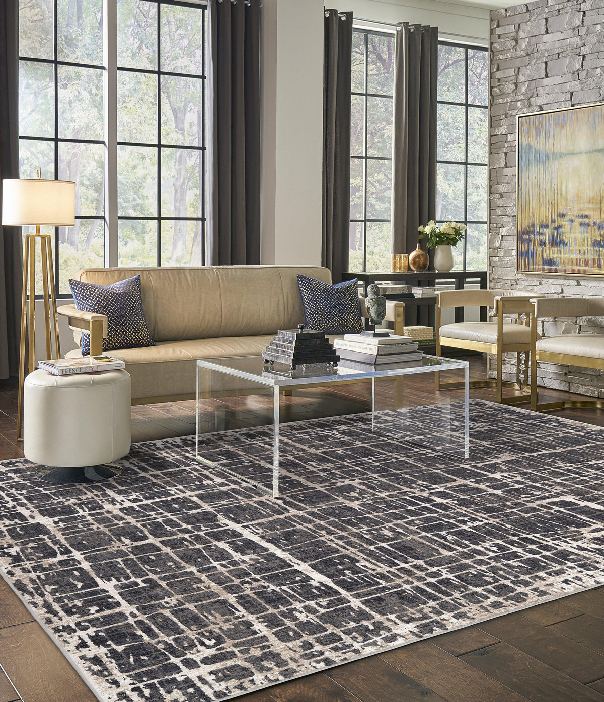 Expressions Elan Onyx by Scott Living Area Rug-Area Rug-Scott Living-The Rug Truck