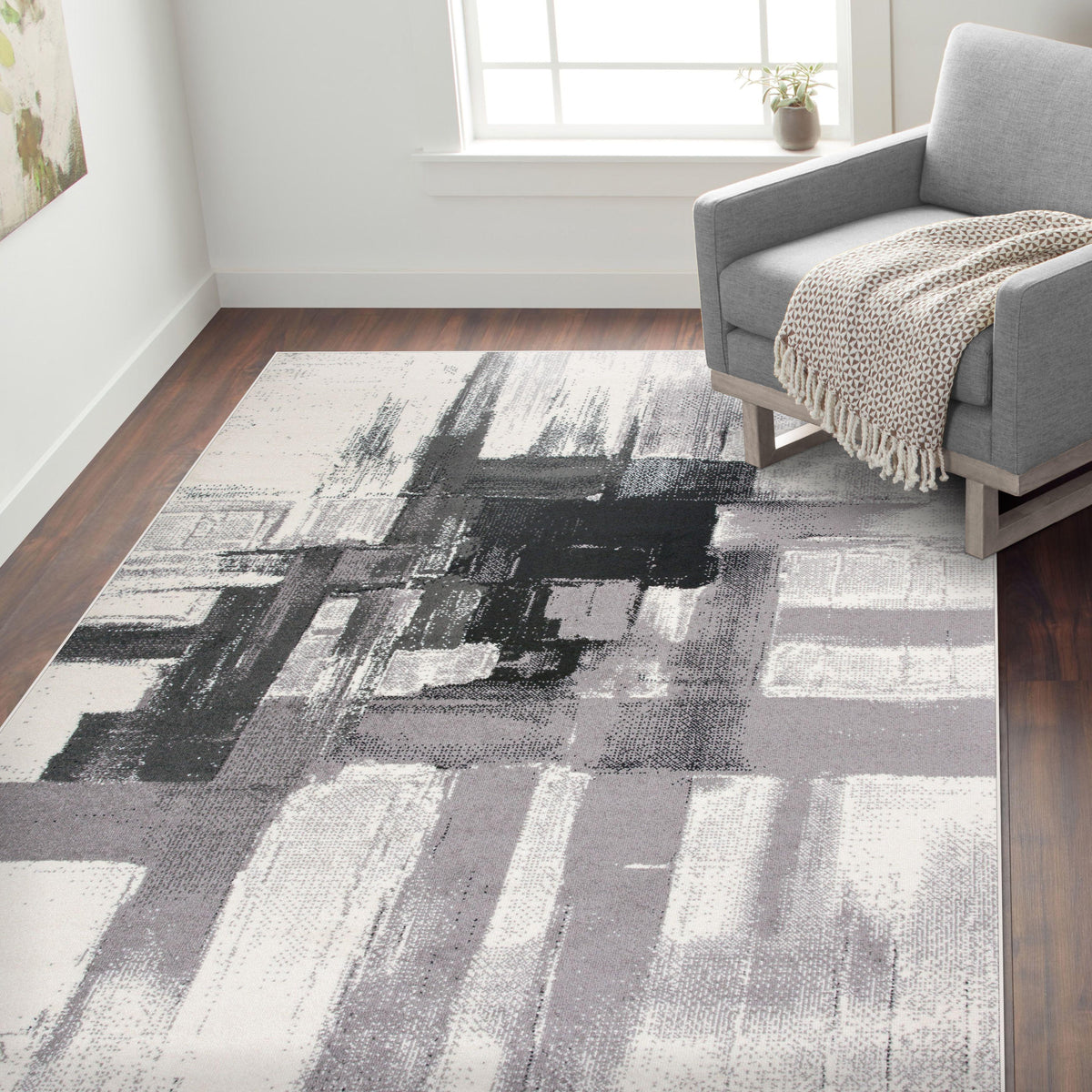 Nevada 950 Black Area Rug-Area Rug-World Rug Gallery-The Rug Truck