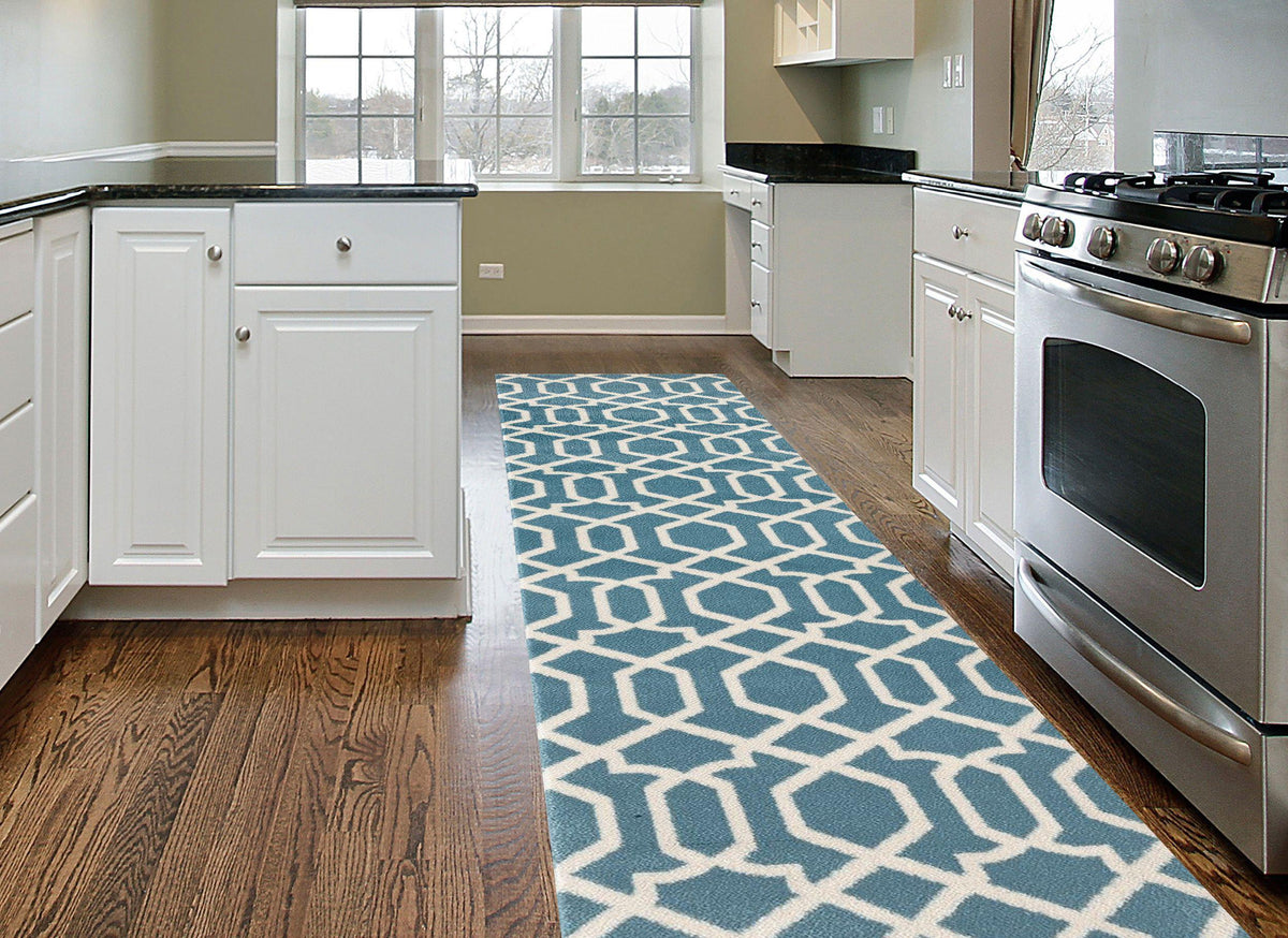 Toscana 304 Blue Area Rug-Area Rug-World Rug Gallery-The Rug Truck