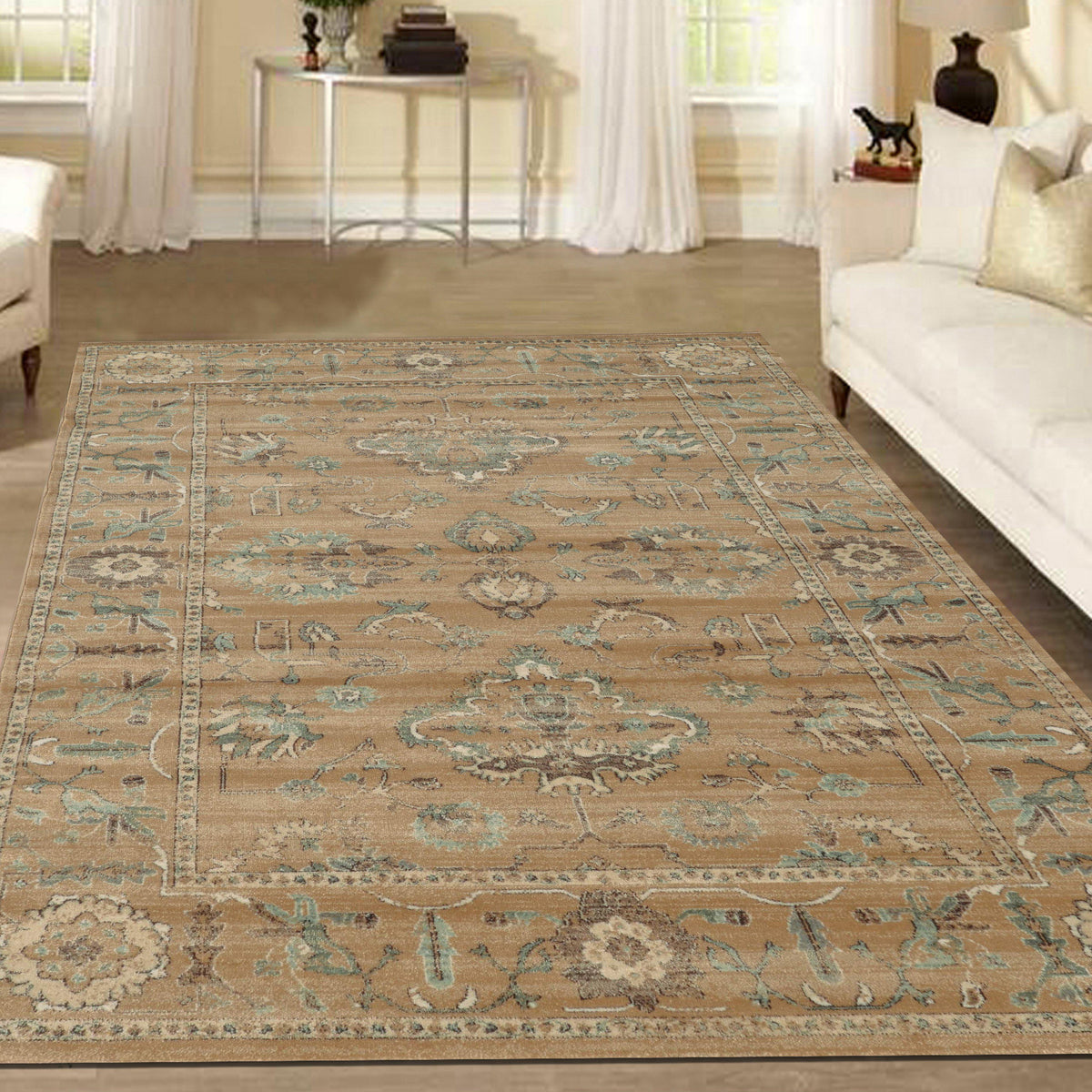 Allora 3562 Beige Area Rug (7&#39;10 x 10&#39;6)