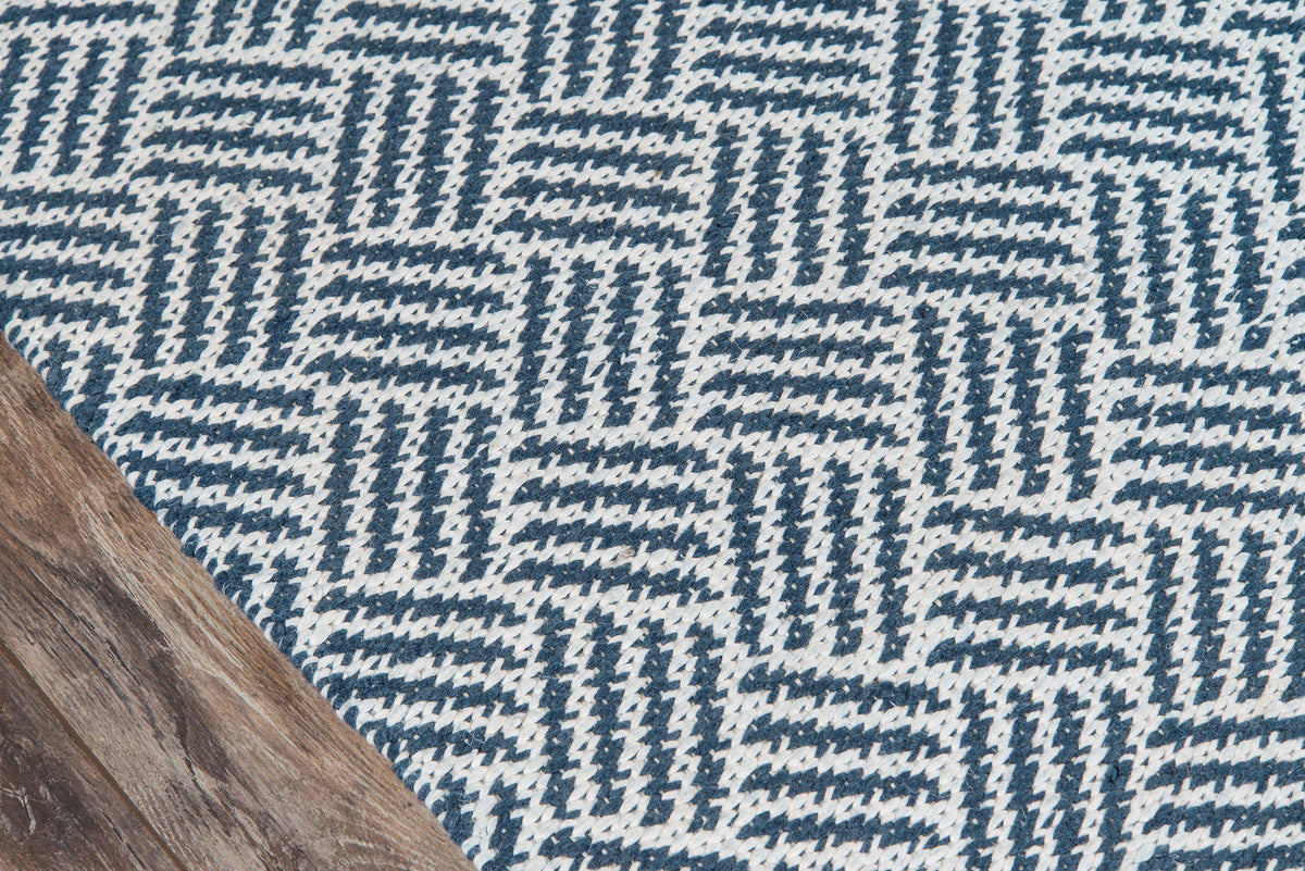 Madcap Cottage by Momeni Baileys Beach Beach Club Navy Indoor/OutdoorArea Rug-Area Rug-Momeni-The Rug Truck