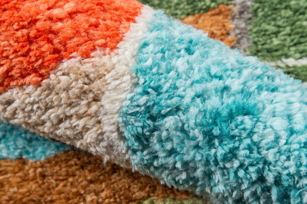 Novogratz by Momeni Bungalow BUN-3 Tiles Multi Area Rug-Area Rug-Momeni-The Rug Truck