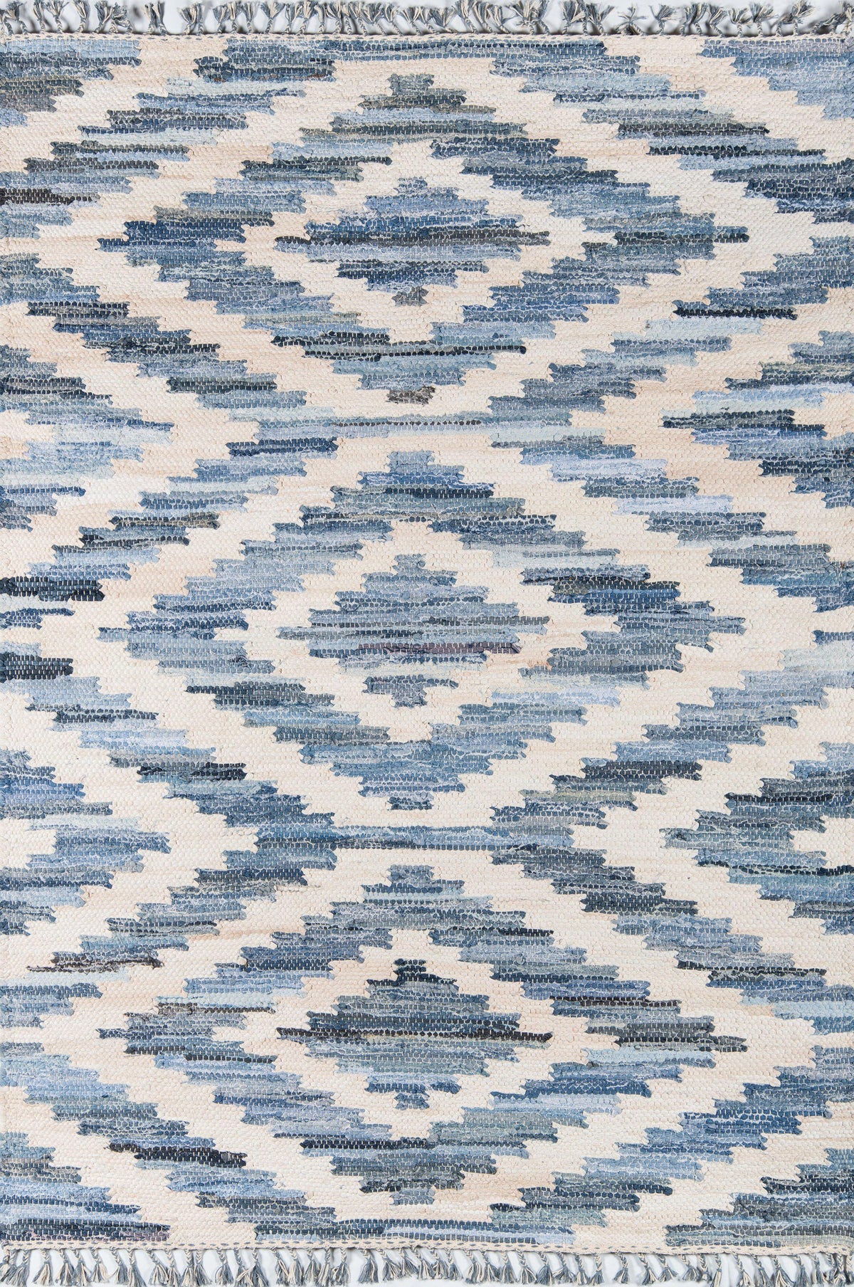 Novogratz California CAL-2 Blue Area Rug ( 7&#39;6&quot; X 9&#39;6&quot;)