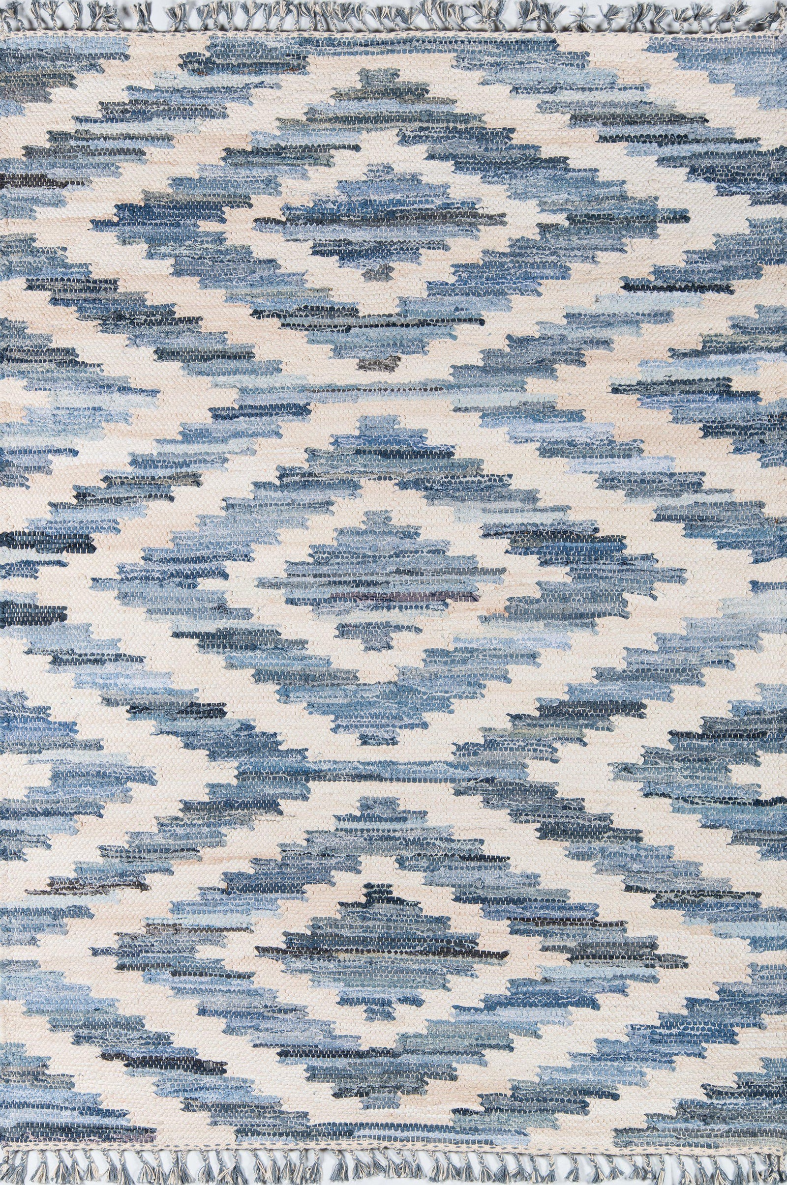 Novogratz California CAL-2 Blue Area Rug ( 7'6" X 9'6")
