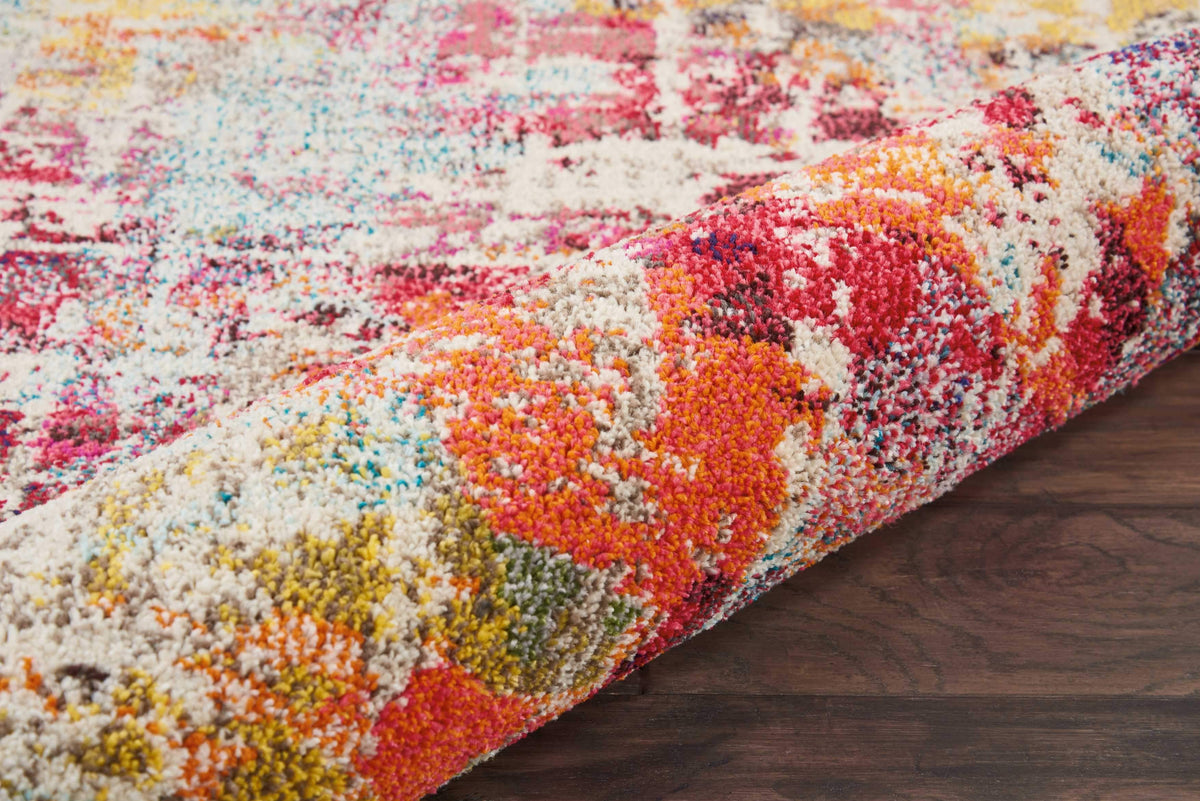 Celestial CES13 Pink/Multi Area Rug-Area Rug-Nourison-The Rug Truck