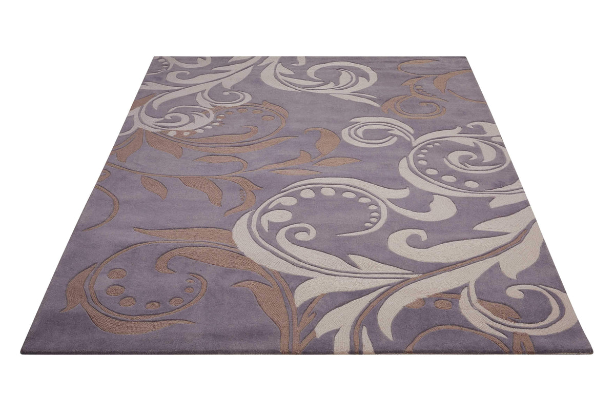 Create CRN09 Silver Area Rug-Area Rug-The Rug Truck-The Rug Truck