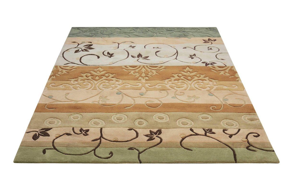 Create CRN10 Green Area Rug-Area Rug-The Rug Truck-The Rug Truck