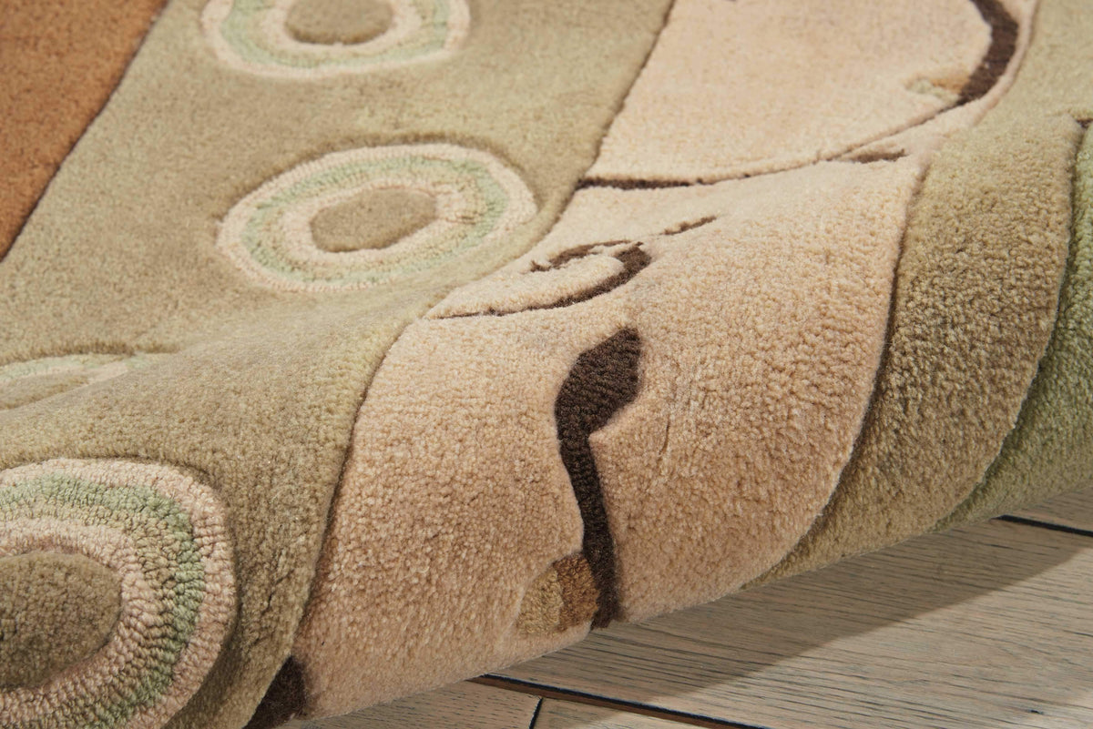 Create CRN10 Green Area Rug-Area Rug-The Rug Truck-The Rug Truck