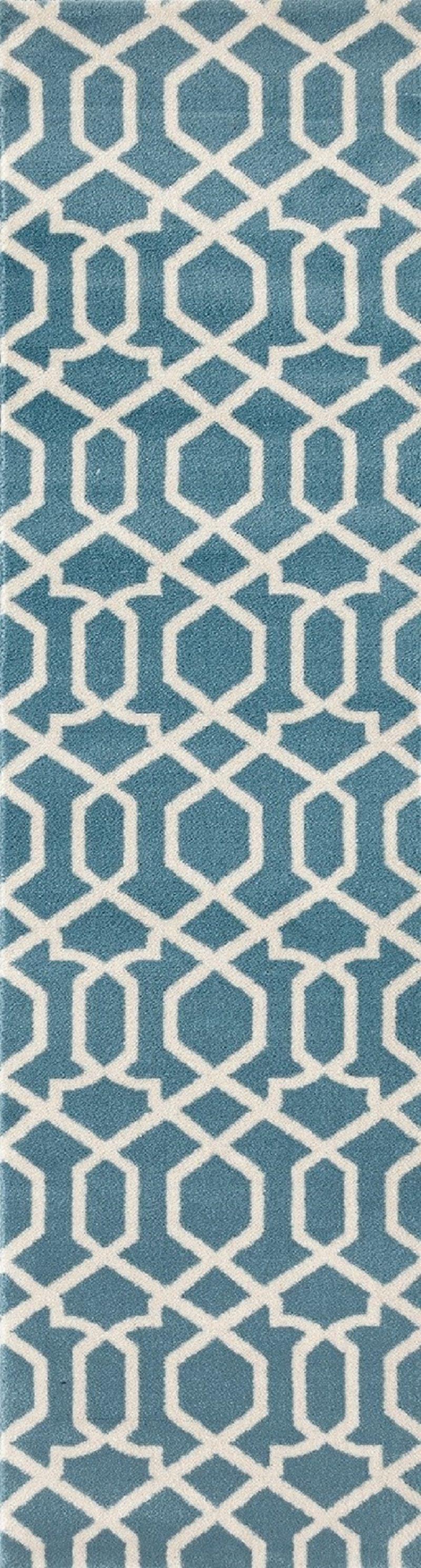Toscana 304 Blue Area Rug-Area Rug-World Rug Gallery-2&#39; x 7&#39;2&quot;-The Rug Truck