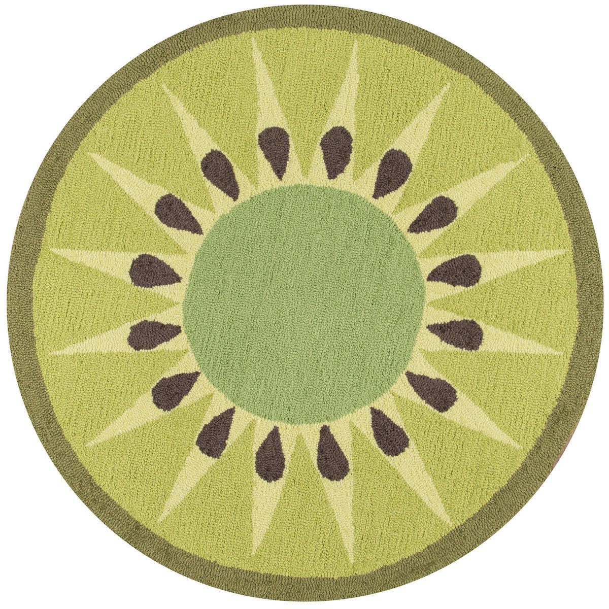 Novogratz Cucina CNA-2 Green Area Rug ( 3&#39; X 3&#39; Round)