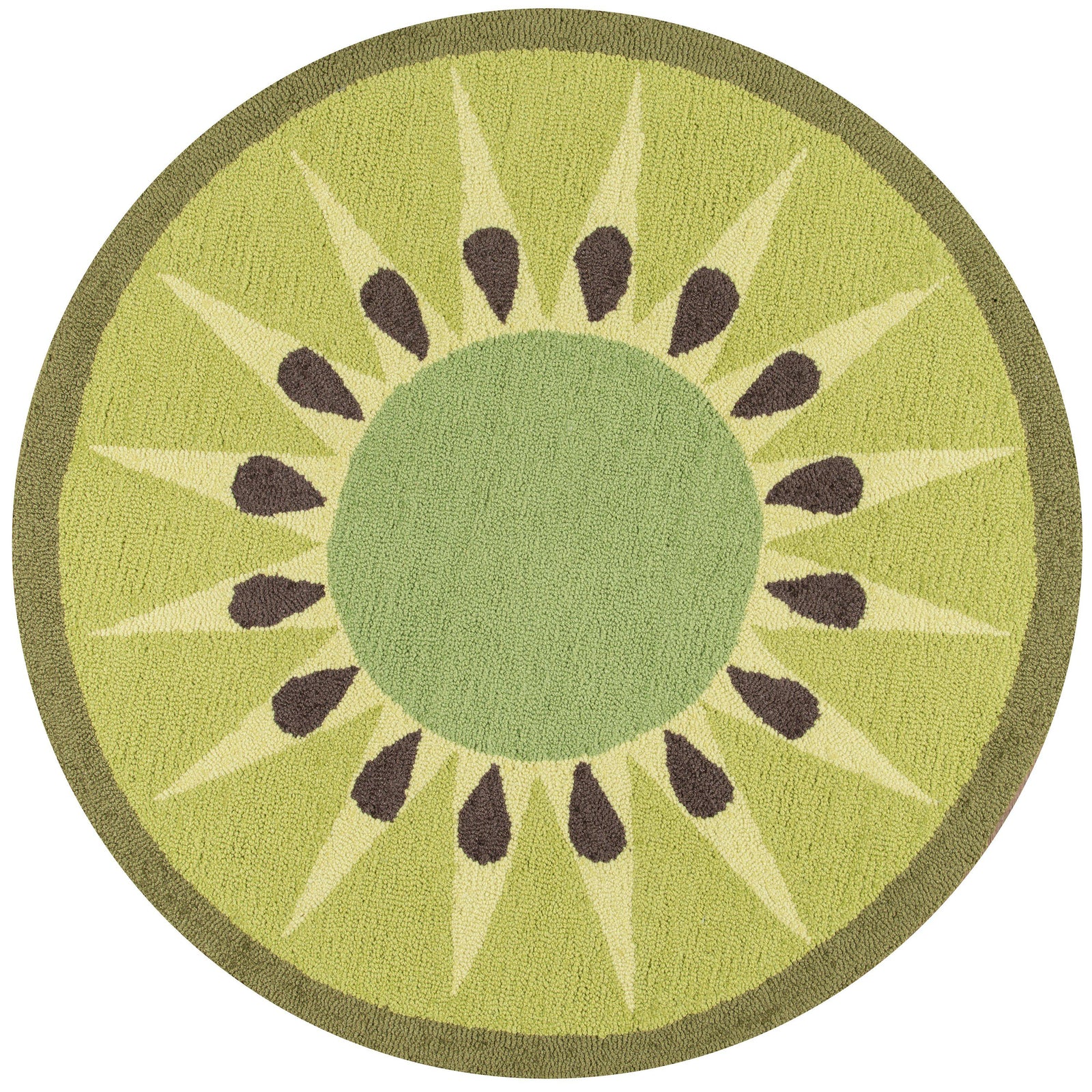 Novogratz Cucina CNA-2 Green Area Rug ( 3' X 3' Round)
