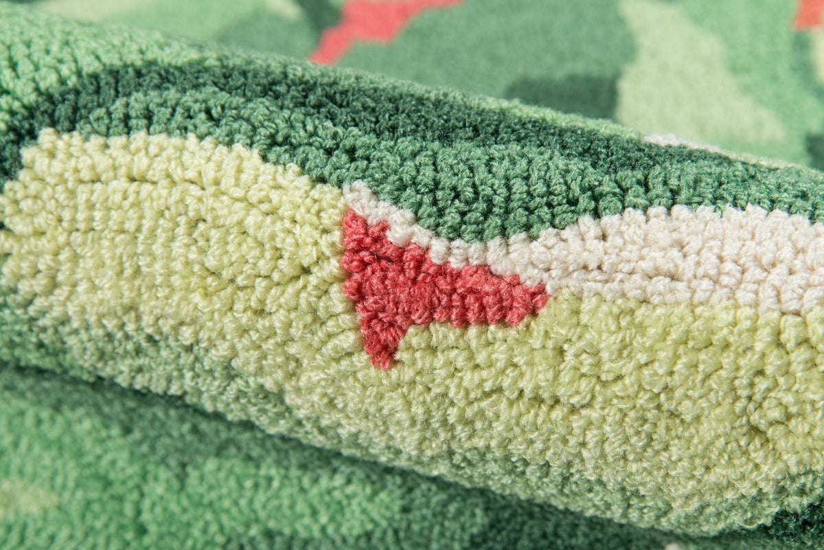 Novogratz Cucina CNA11 Green Area Rug ( 3&#39; X 3&#39; Round)