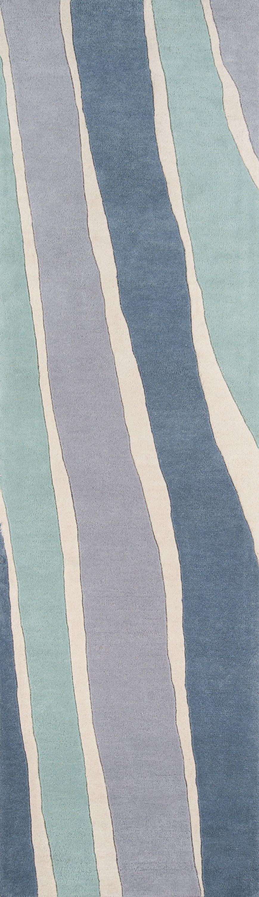 Novogratz by Momeni Delmar DEL-4 Sorbet Blue Area Rug-Area Rug-Momeni-The Rug Truck