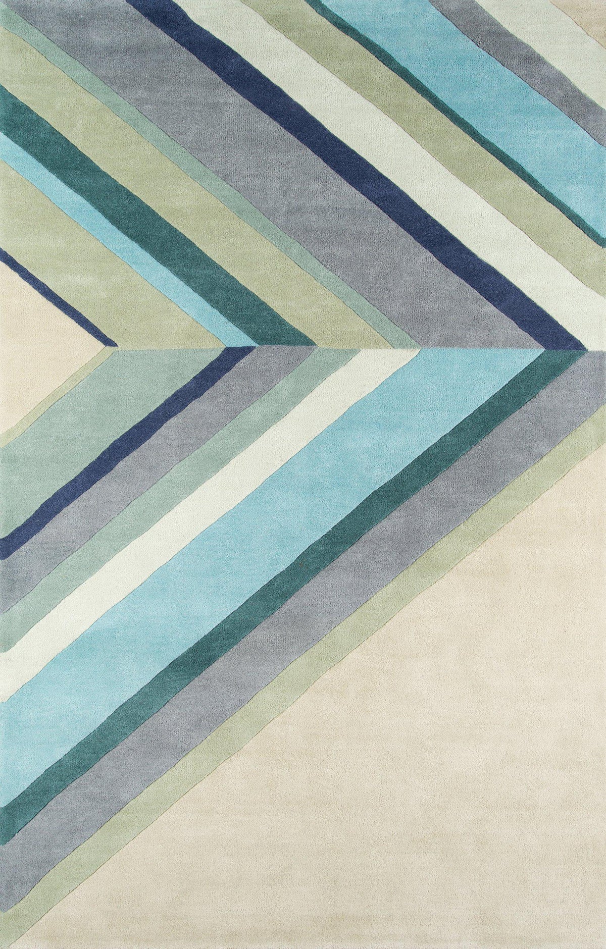 Novogratz by Momeni Delmar DEL-5 Ultralight Blue Area Rug-Area Rug-Momeni-2&#39;3&quot; X 8&#39; Runner-The Rug Truck