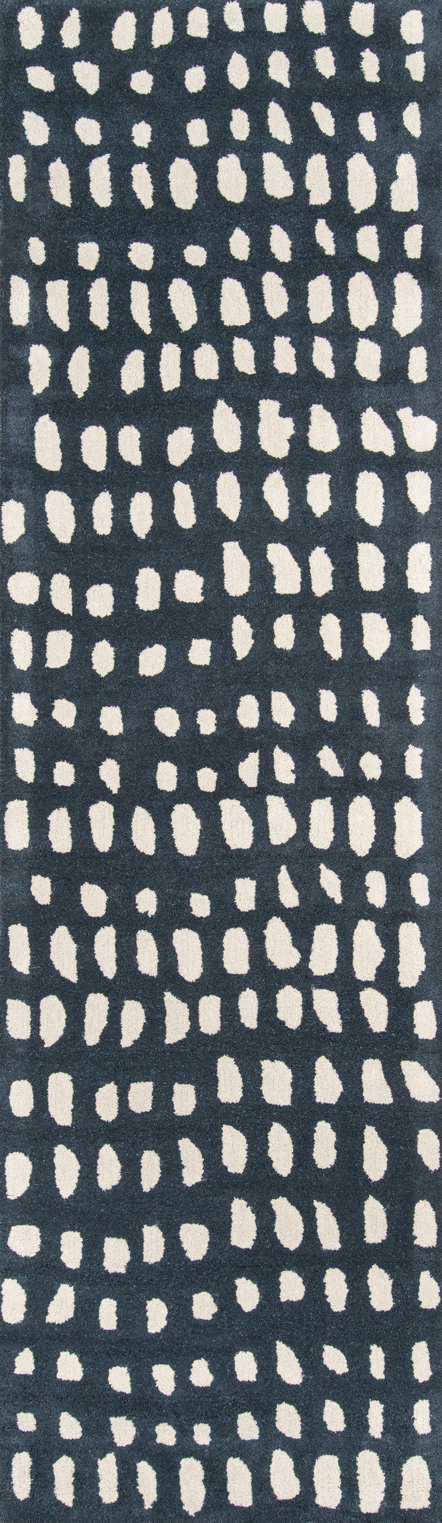 Novogratz by Momeni Delmar DEL11 Boho Dots Blue Area Rug-Area Rug-Momeni-The Rug Truck