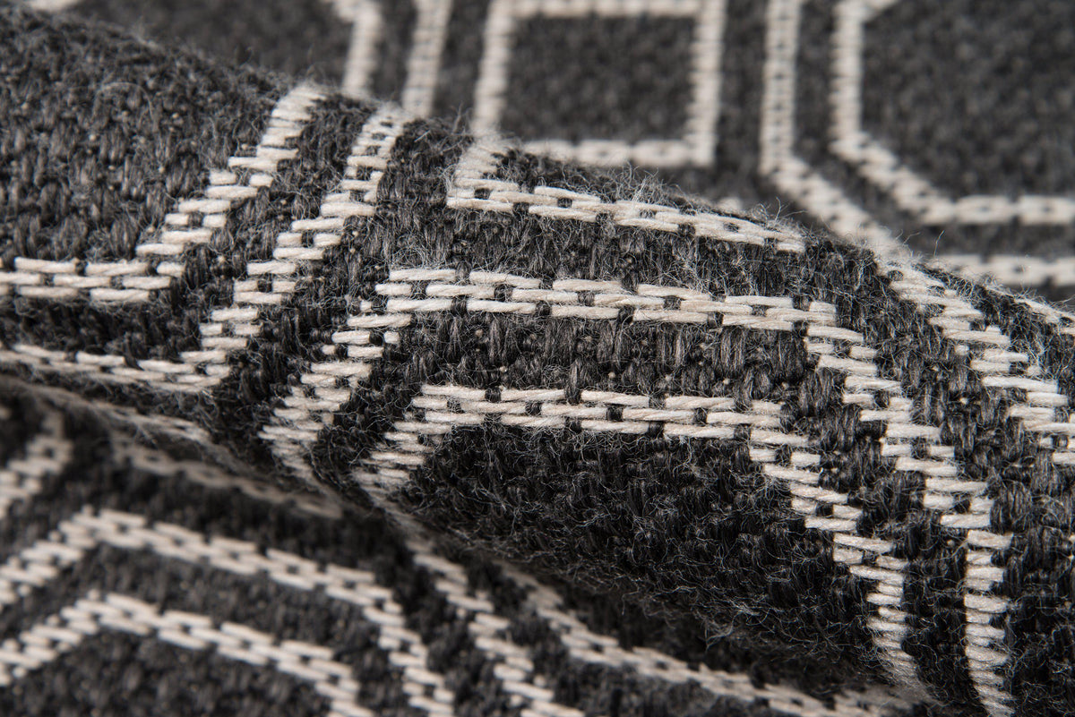 Erin Gates Downeast DOW-1 Camden Charcoal Area Rug ( 7&#39;10&quot; X 10&#39;10&quot; )