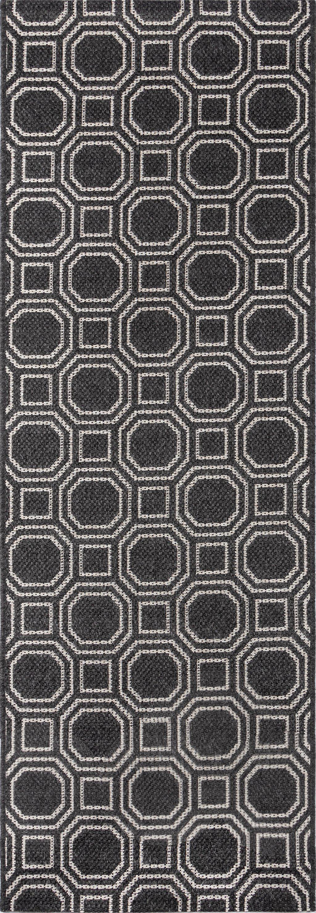 Erin Gates Downeast DOW-1 Camden Charcoal Area Rug ( 7&#39;10&quot; X 10&#39;10&quot; )