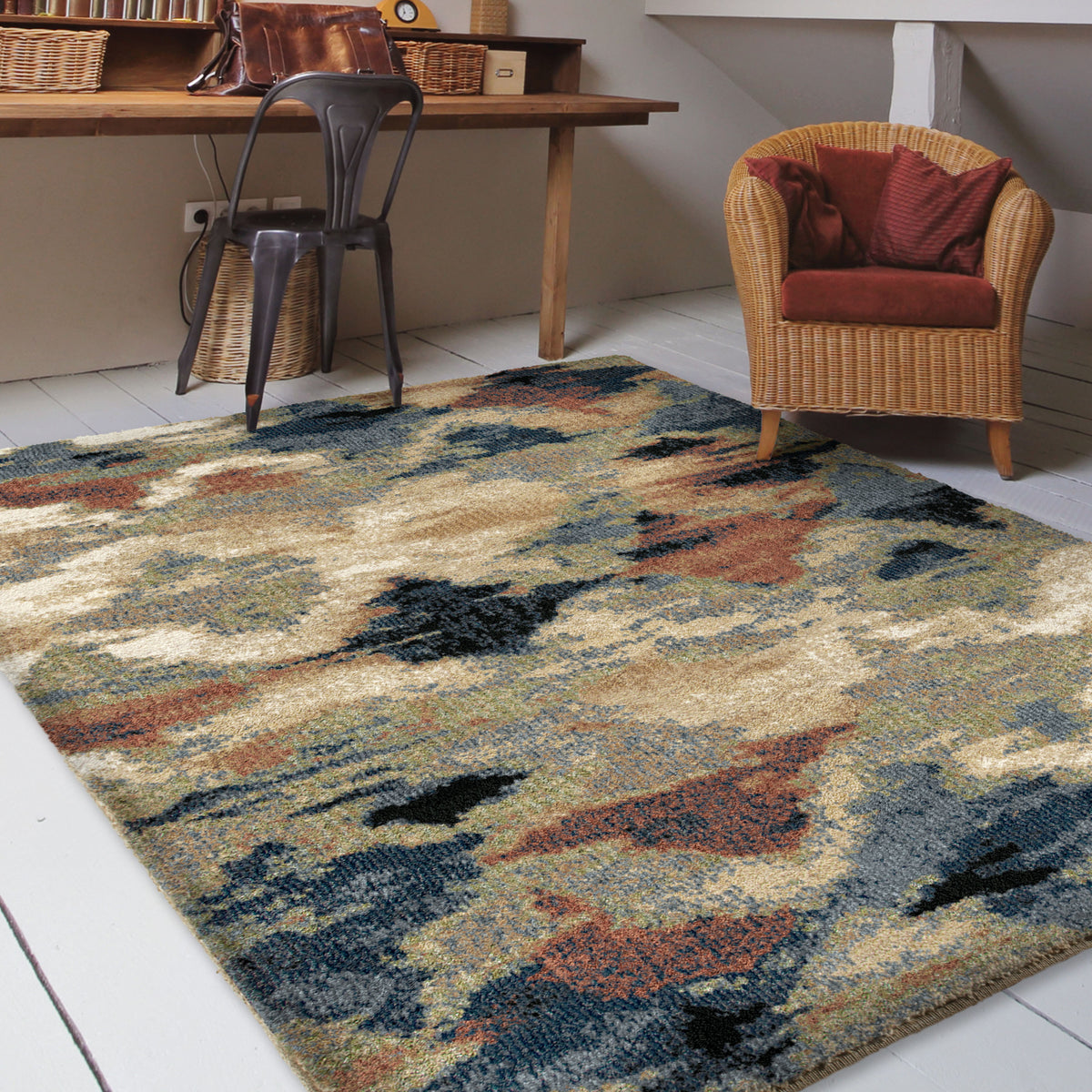 Palmetto Living Next Generation Diamond Heather Sunshine Area Rug - 7&#39;10&quot; x 10&#39;10&quot;