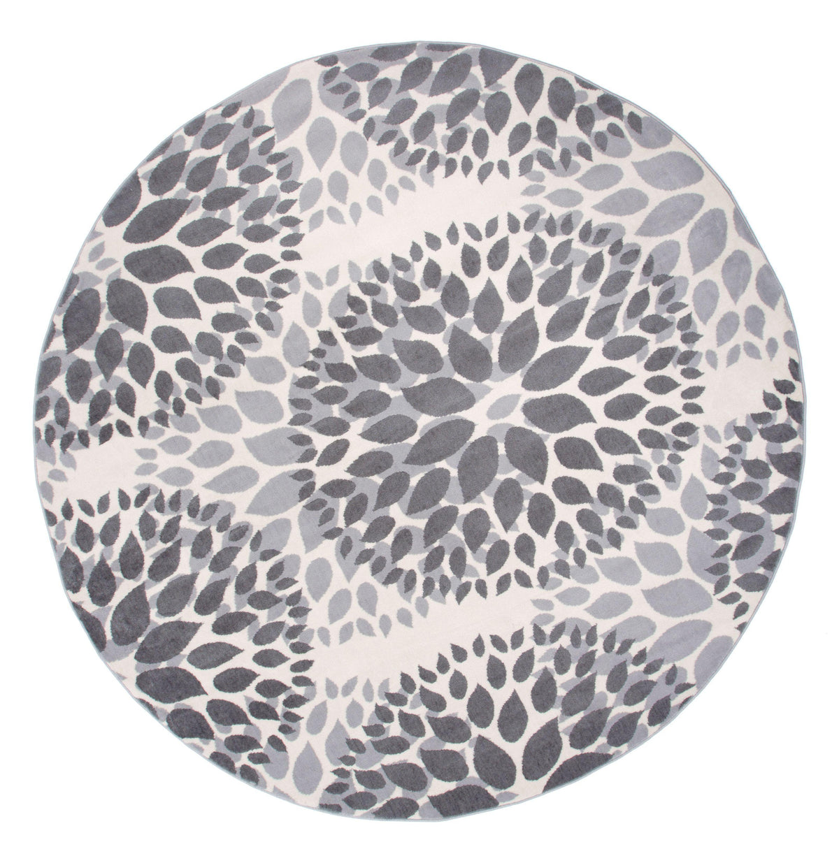 Newport 9099 Gray Area Rug 66 Round