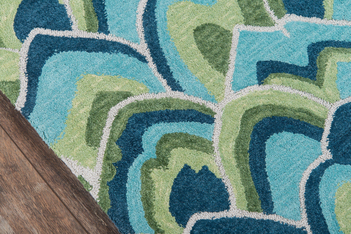 Madcap Cottage by Momeni Embrace Cloud Club Green Area Rug-Area Rug-Momeni-The Rug Truck