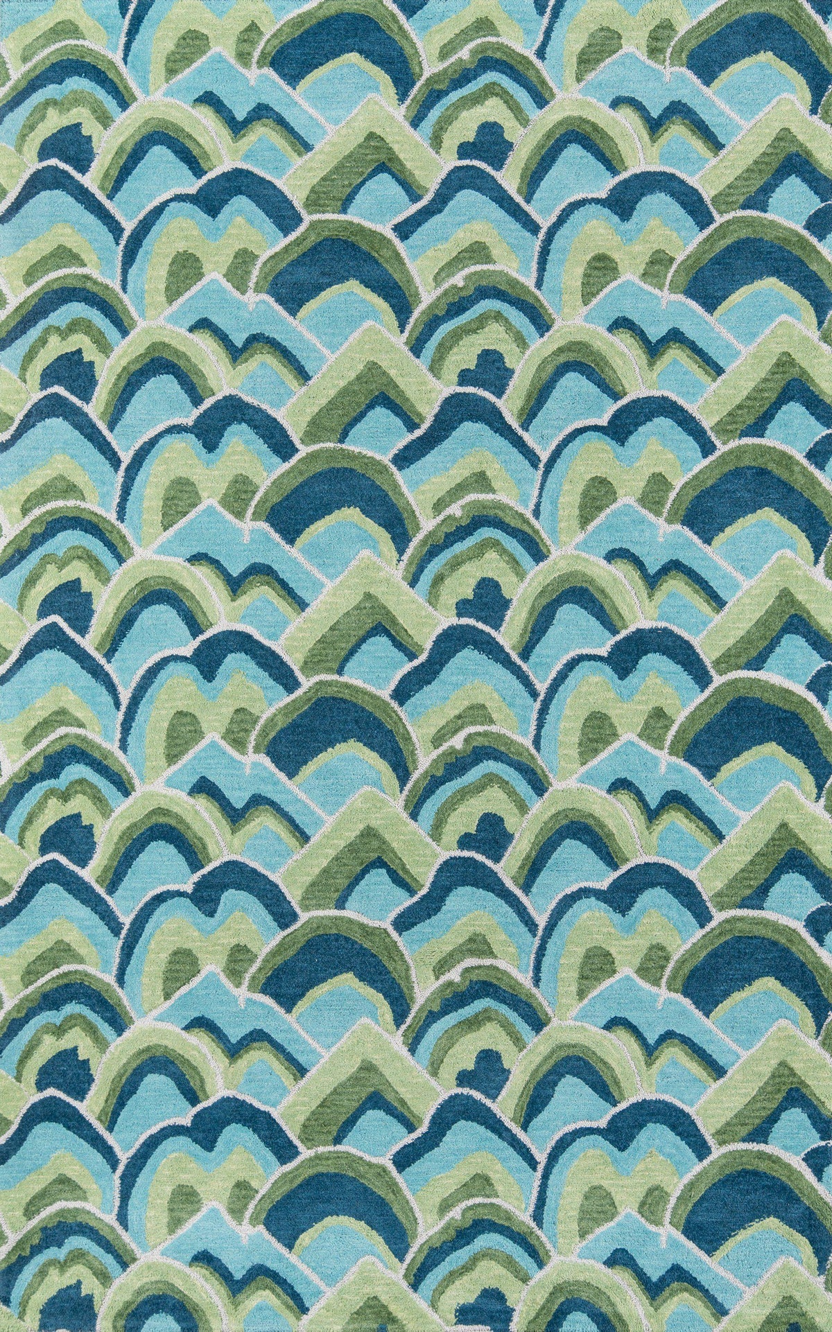 Madcap Cottage by Momeni Embrace Cloud Club Green Area Rug-Area Rug-Momeni-2&#39; X 3&#39;-The Rug Truck