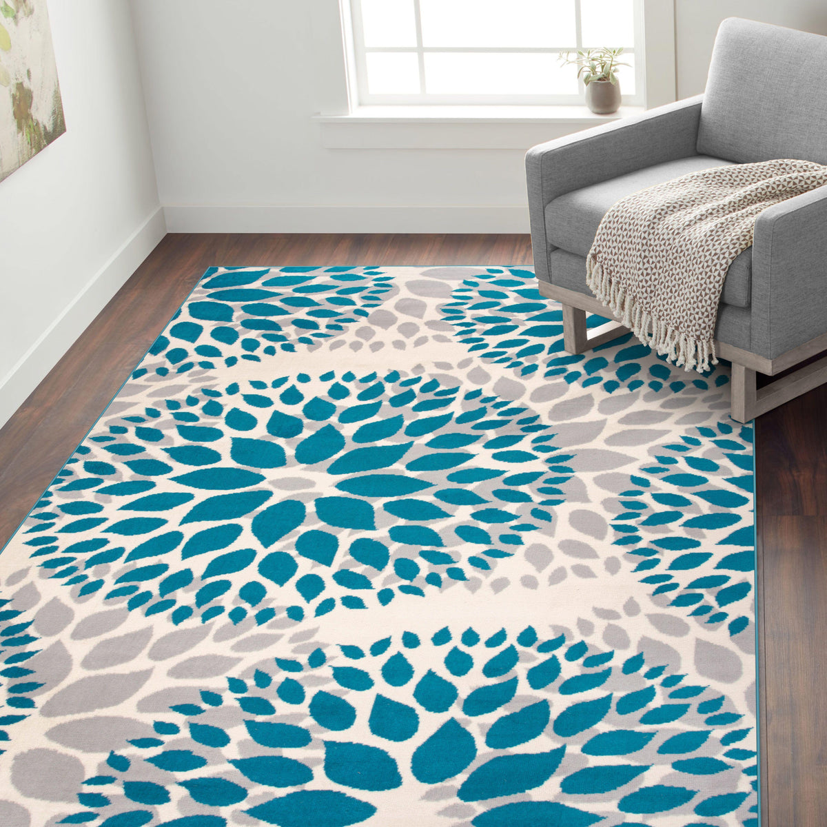 Newport 9099 Blue Area Rug