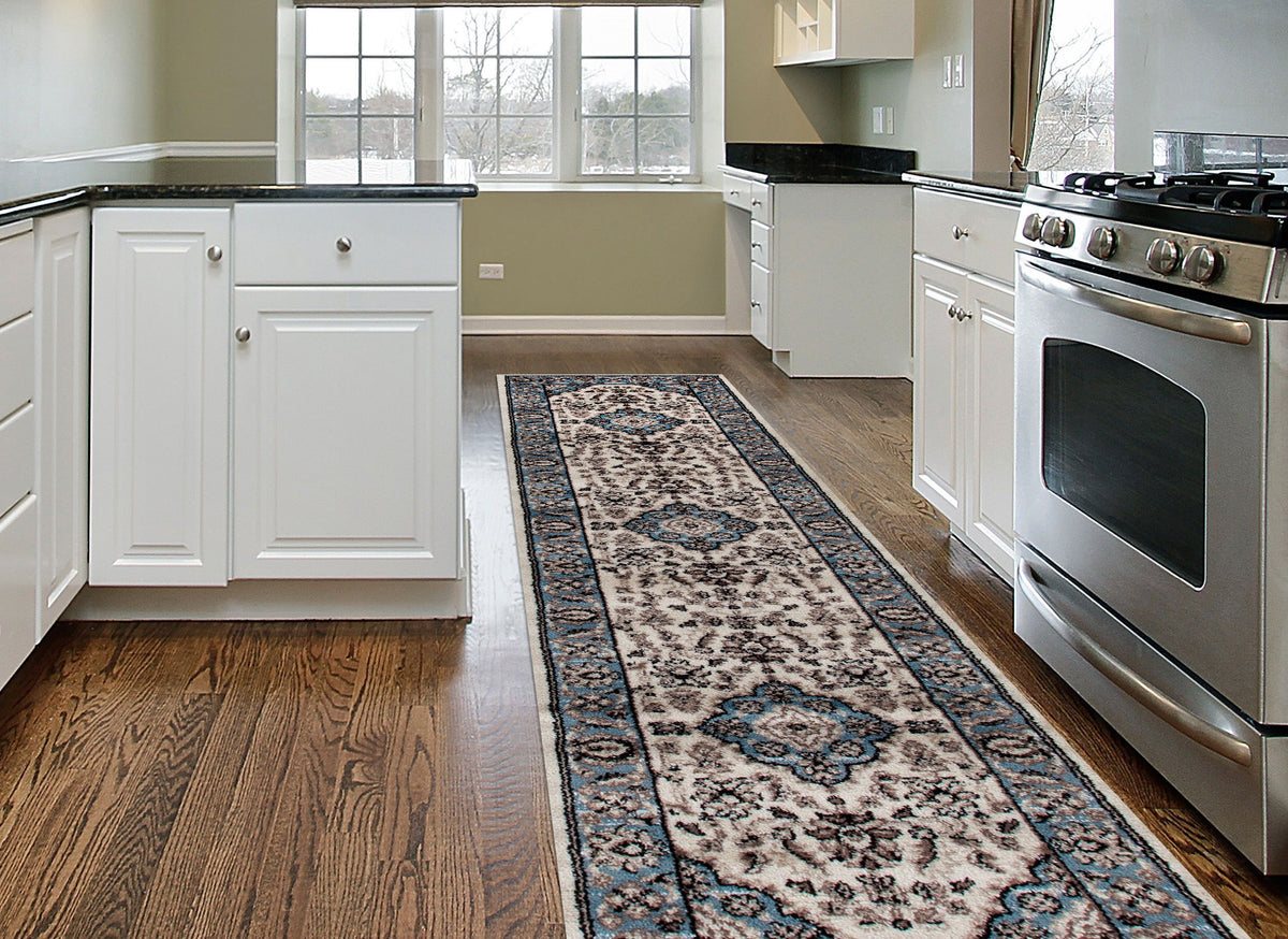 Toscana 300 Blue Area Rug-Area Rug-World Rug Gallery-The Rug Truck