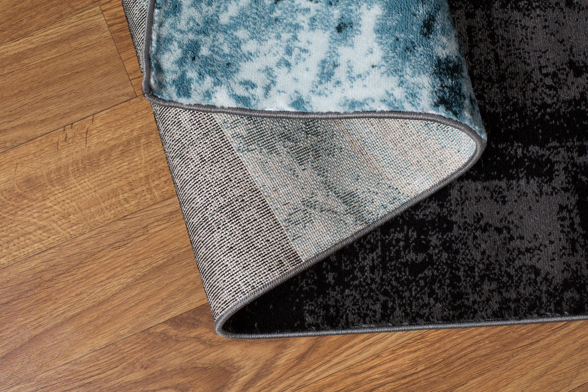 Toscana 307 Blue/Grey Area Rug-Area Rug-World Rug Gallery-The Rug Truck